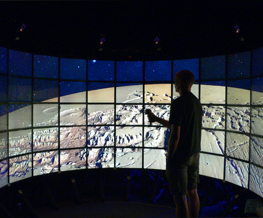 Camera Based Automatic Calibration for the Varrier System